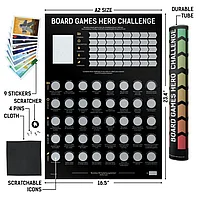 Скретч-Постер Board games hero challenge, фото 3