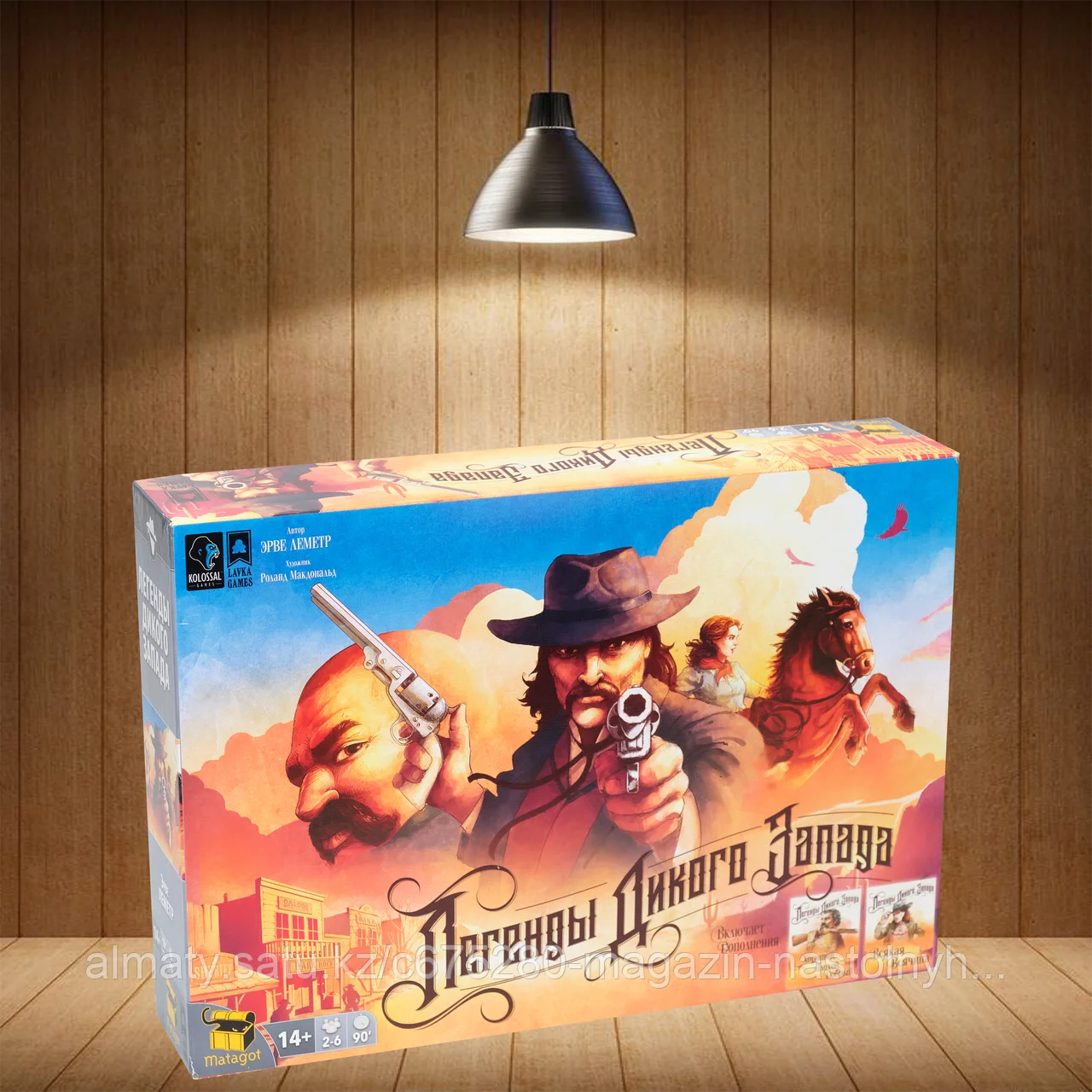 Настольная игра Легенды Дикого Запада" + 2 дополнения