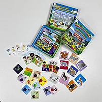Настольная игра 4 развивающие игры для детей, фото 6